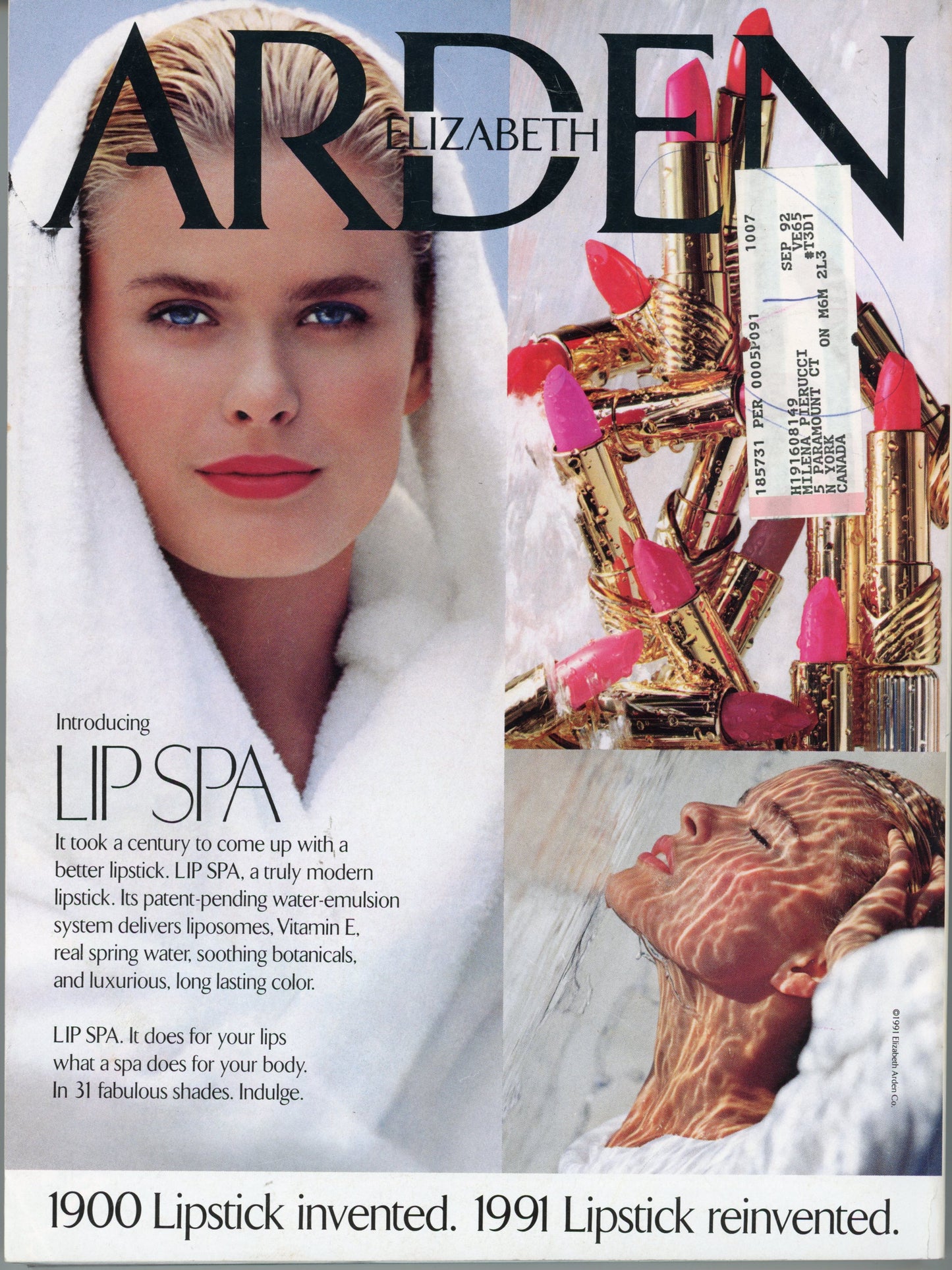 Vogue Vintage Fashion Magazine (October, 1991) VG Condition Michelle Pfeiffer Cover