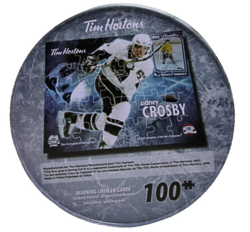 2009 Tim Hortons Sidney Crosby 100-Piece Jigsaw Puzzle Sealed Rare