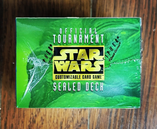 1998 Official Tournament Star Wars Customizable Card Game Sealed Deck
