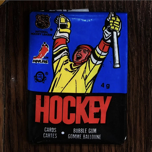 1988/89 OPC O-Pee-Chee Hockey (1) Wax Pack Possible Brett Hull Rookie Card
