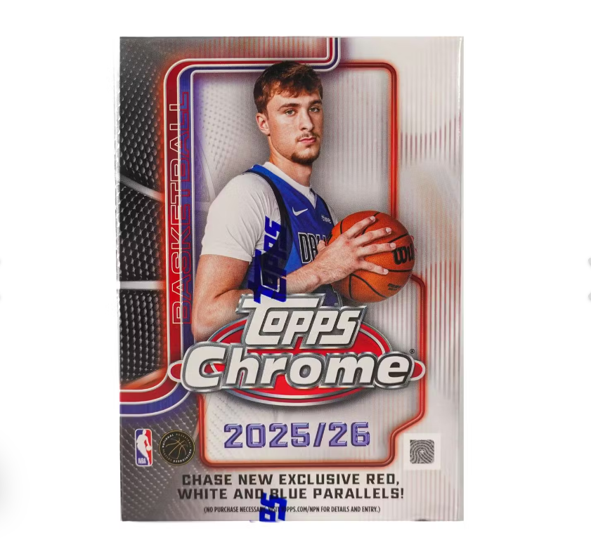2025/26 Topps Chrome Basketball Blaster Box (7 Packs) Possible Cooper Flagg