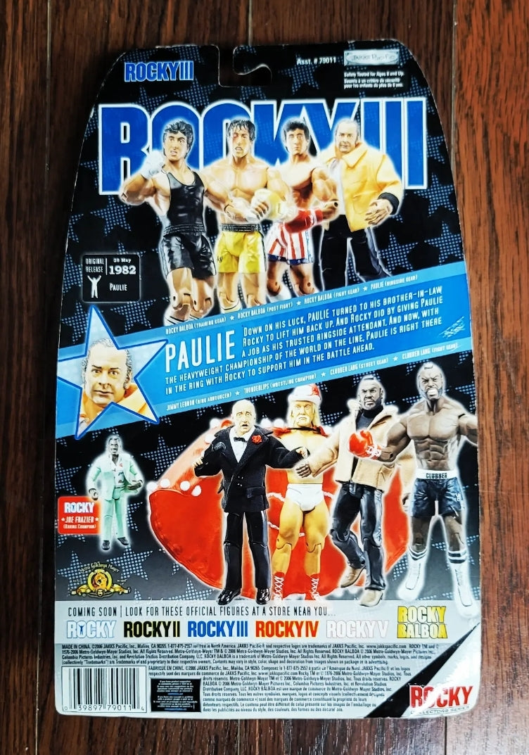 Jakks Pacific Rocky III Collector's Series Paulie (Gold Corner Gear)