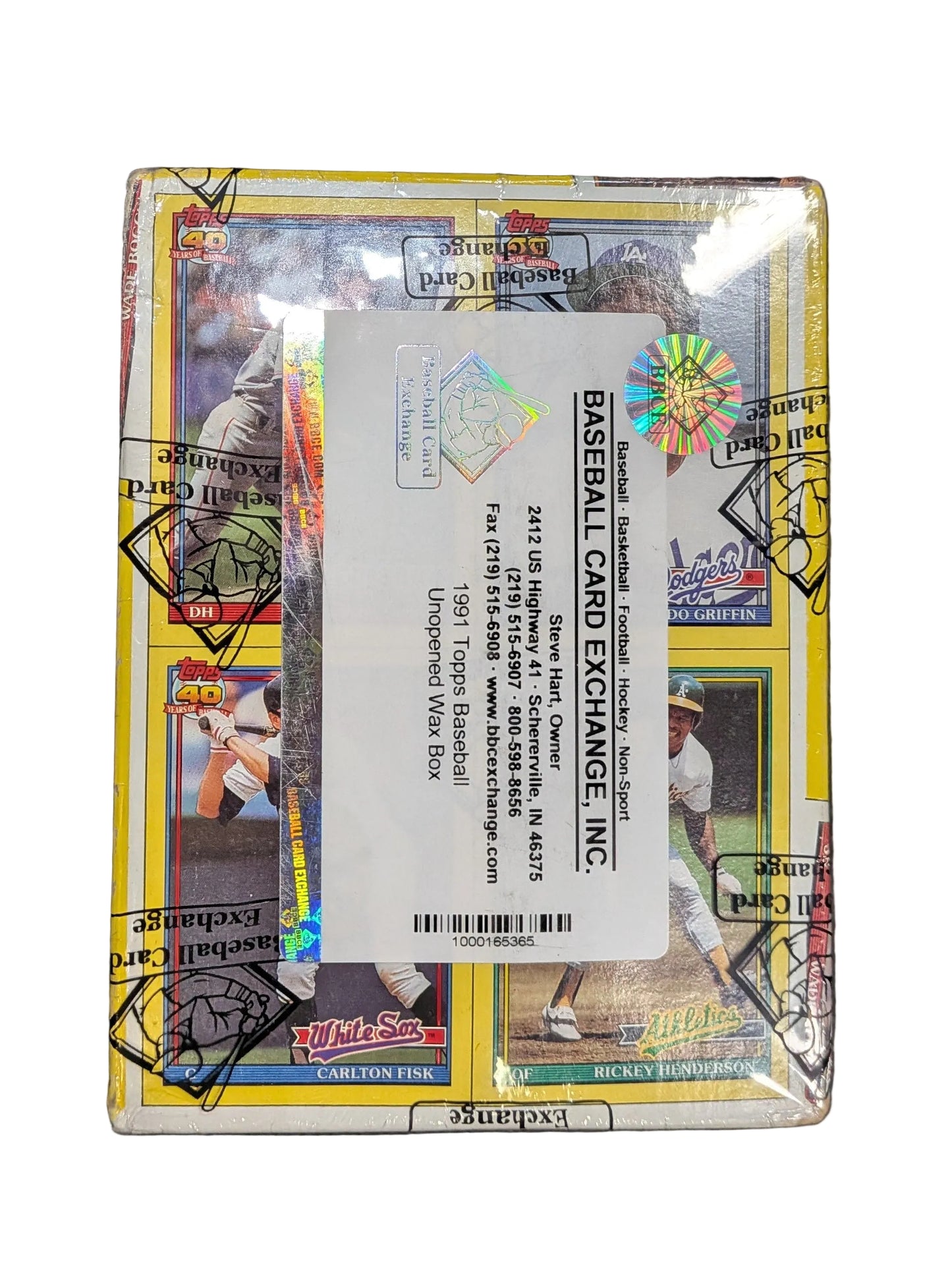 1991 Topps Baseball Cards Wax Box BBCE Authenticated (36 Packs) Chipper Jones Rookie