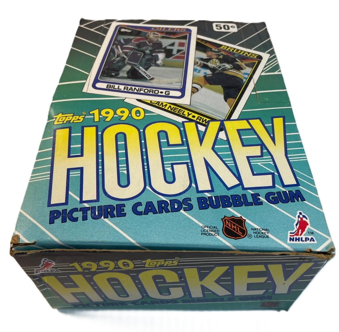 1990/91 OPC O-Pee-Chee NHL Hockey Wax Box (36 Packs) Federov Rookie