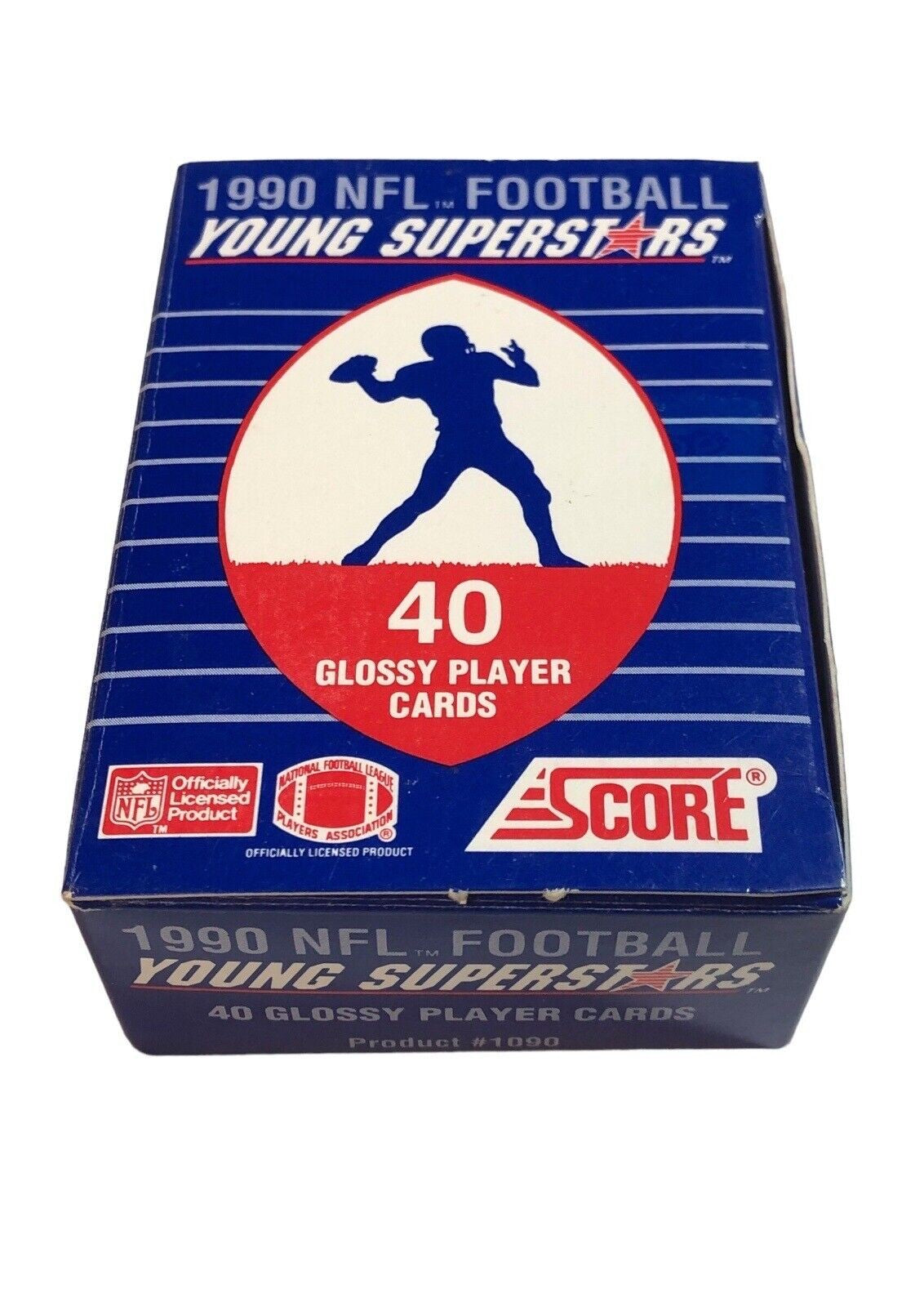 1990 Score NFL Football Young Superstars Box (40 Cards)