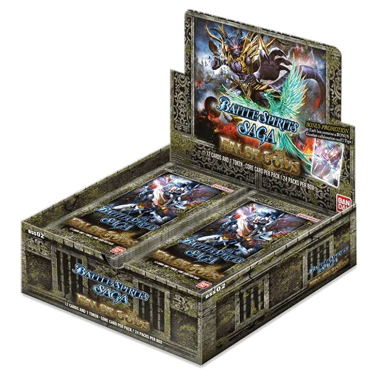 Bandai Namco Battle Spirits Saga False Gods Booster Box (BSS02) Sealed (24 Packs)