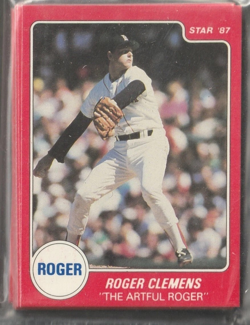 1987 Star Roger Clemens Complete Set of 12 Cards Sealed, Rare!