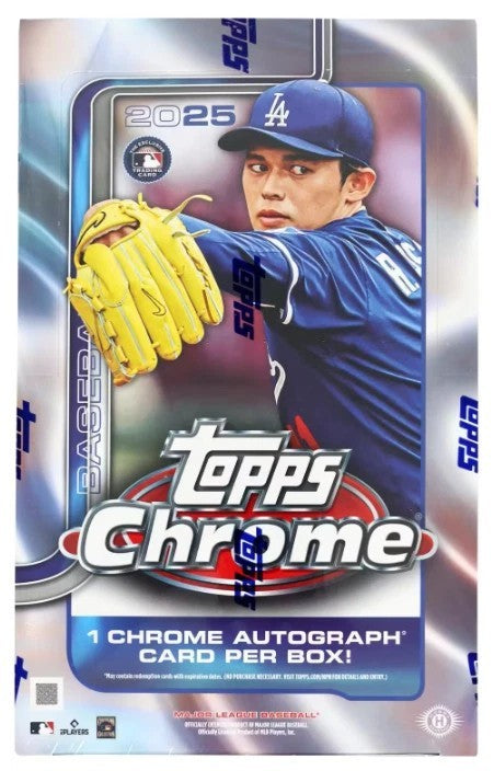 2025 Topps Chrome Baseball Hobby Box (20 Packs) Possible Nick Krutz