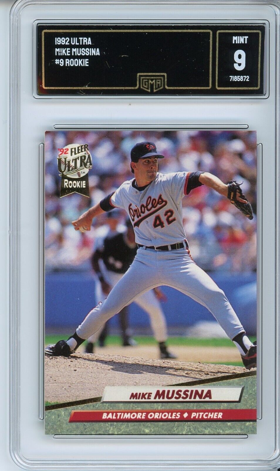 Mike Mussina 1992 Ultra #9 Baltimore Orioles