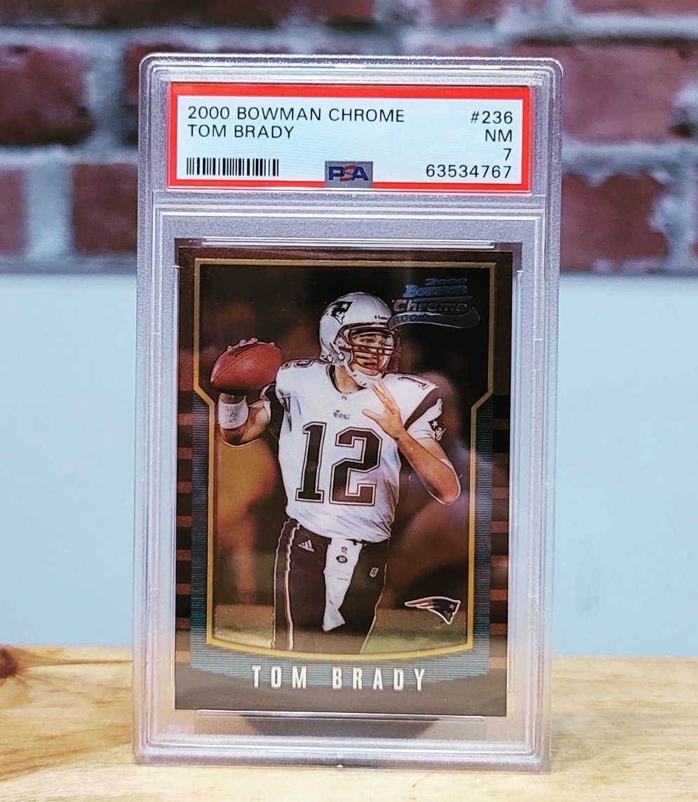 2000 Bowman Chrome Tom Brady RC Rookie Card #236 PSA 7 Near Mint