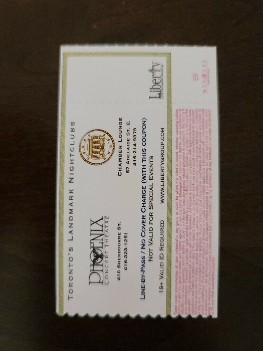 Bruce Springsteen 2003, Skydome Toronto Original Concert Ticket Stub