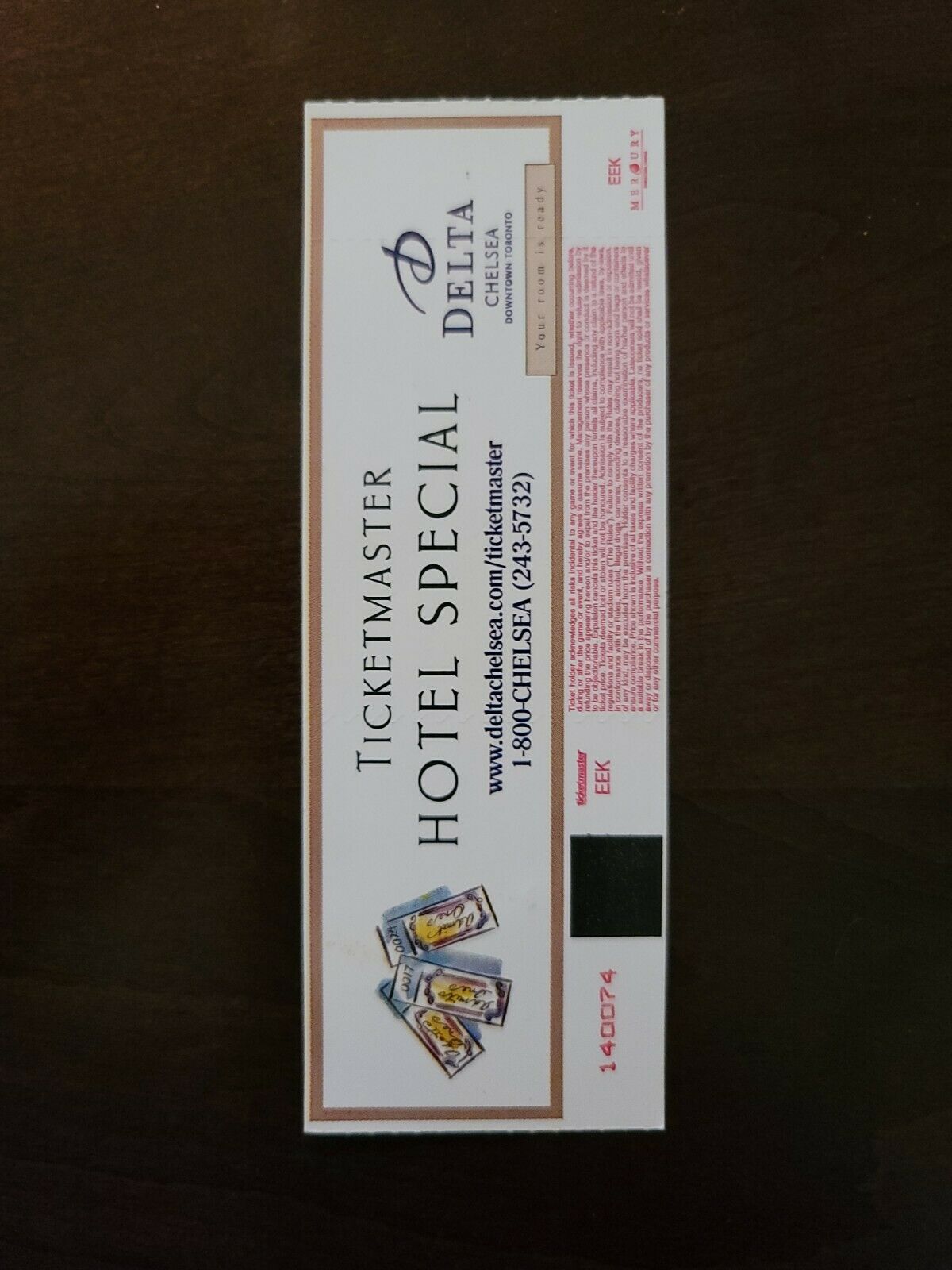 David Copperfield 2006, Toronto Hummingbird Centre Original Concert Ticket Stub
