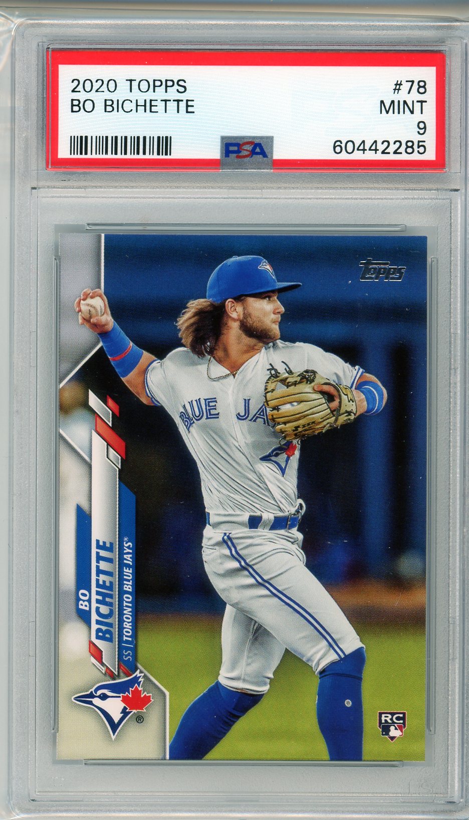  2020 Topps Baseball #78 Bo Bichette Rookie Card - 1st