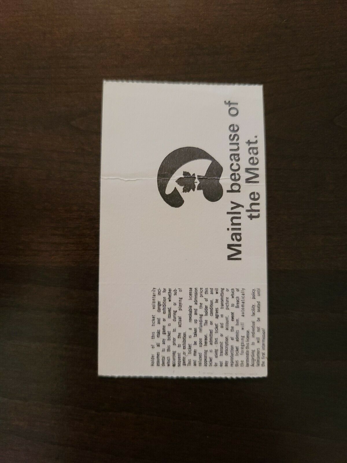 Joe Jackson 1979, Toronto International Center Original Concert Ticket Stub