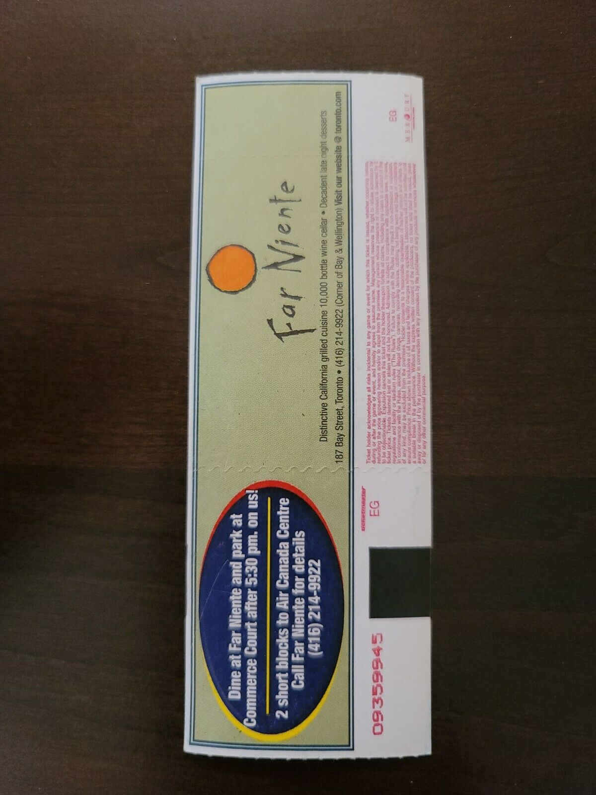 NSYNC 2001, Toronto Skydome Original Ticket Stub Justin Timberlake