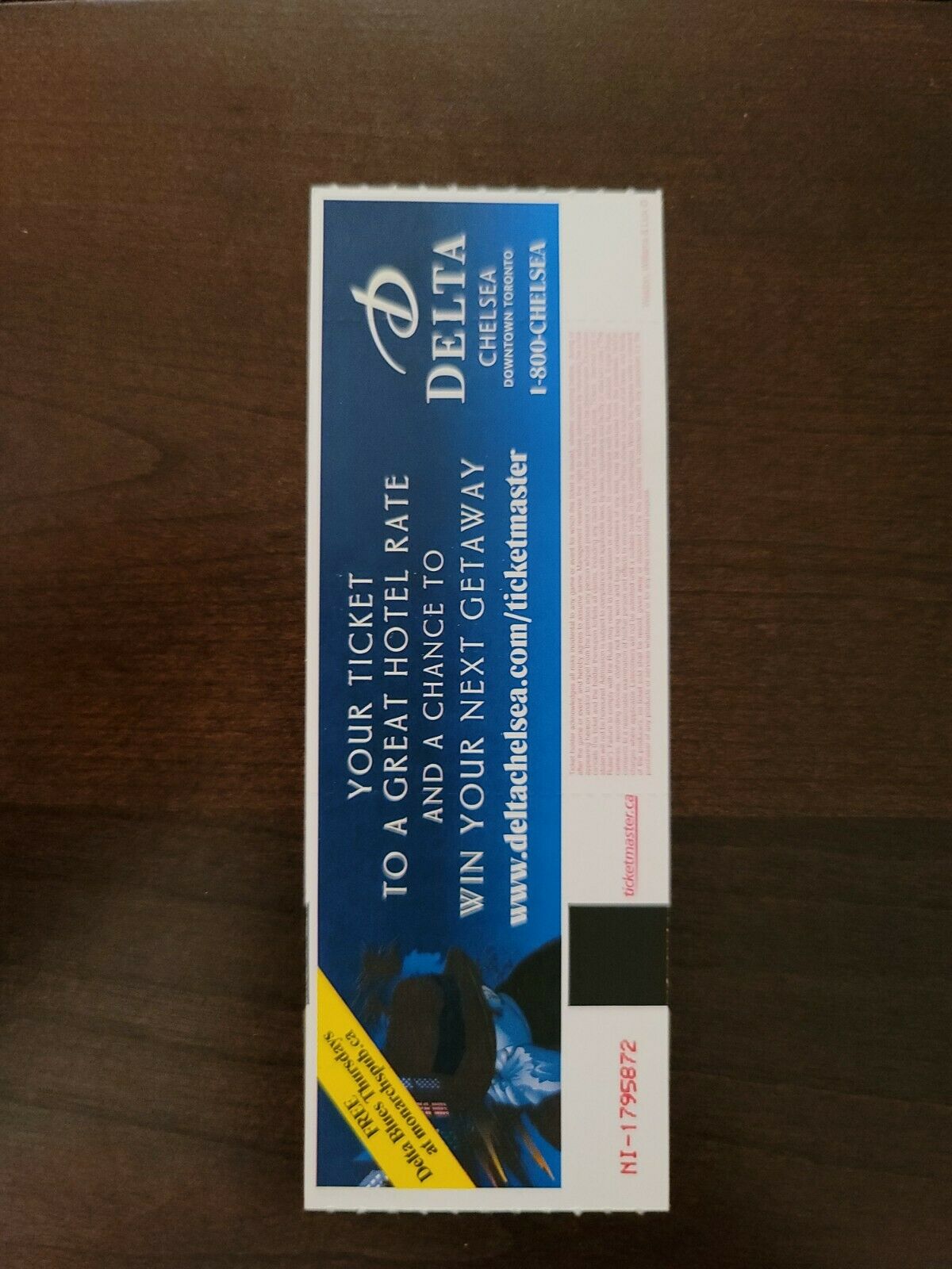 Rob Zombie Alice Cooper 2010, Toronto Molson Amphitheater Original Ticket Stub