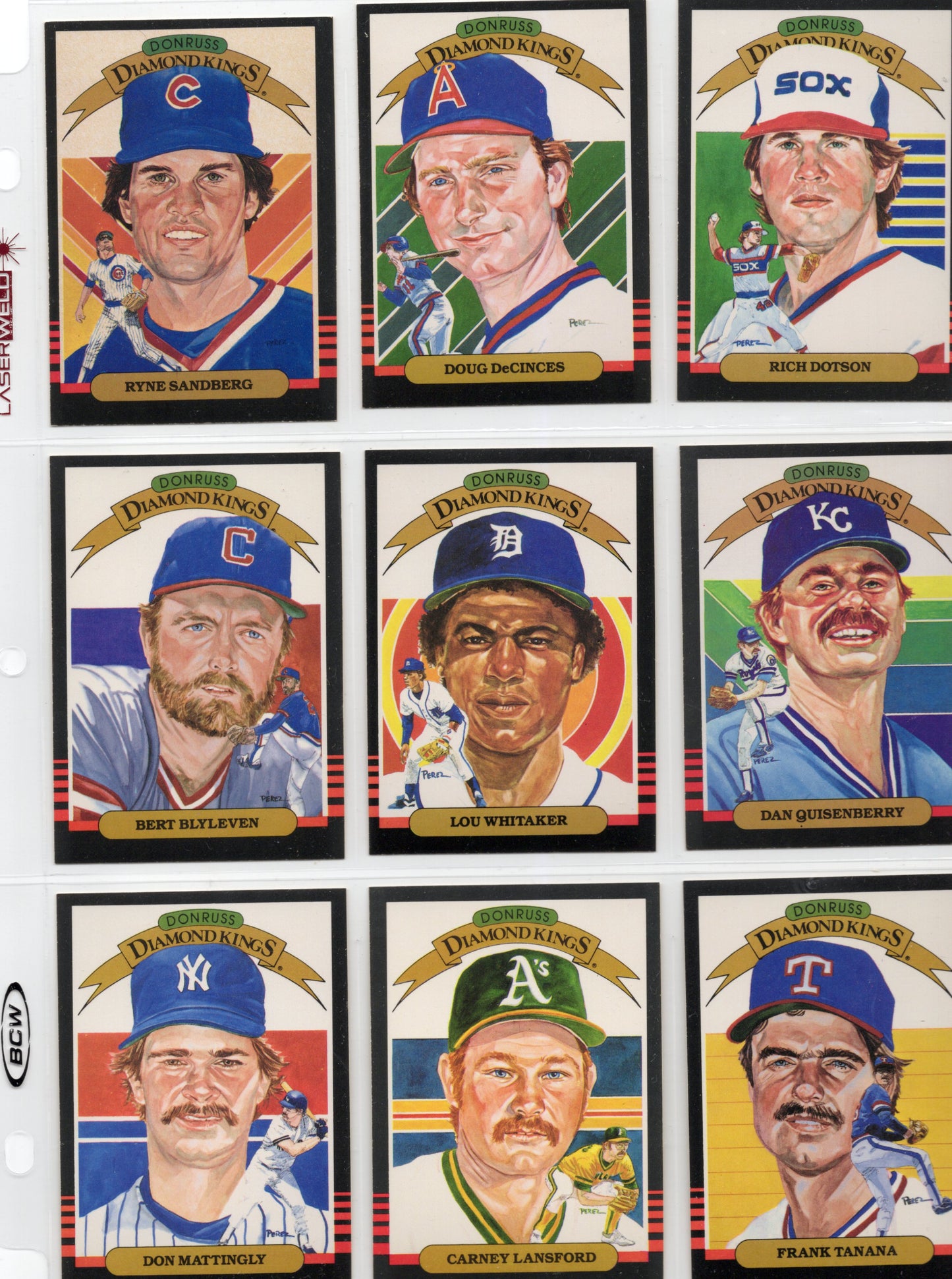 1985 Leaf Baseball Complete Set (259 Cards) + Lou Gehrig Puzzle