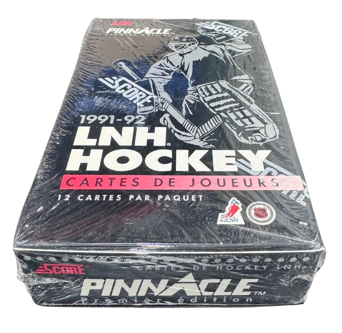 1991/92 Score Pinnacle Premier Edition NHL Hockey Card Wax Box (36 Packs) Rare French Edition
