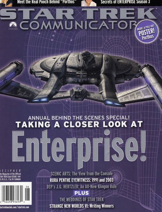 Star Trek Communicator Issue 144 (Jun/Jul 2003) Vintage Magazine