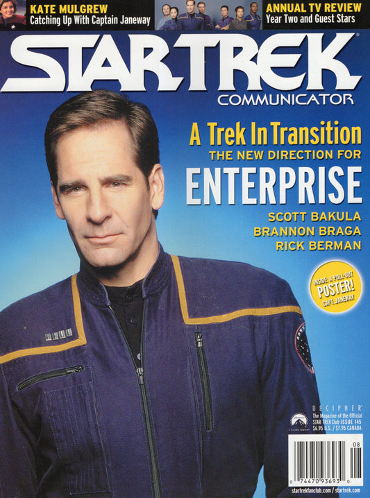 Star Trek Communicator Issue 145 (Aug/Sep 2003) Vintage Magazine