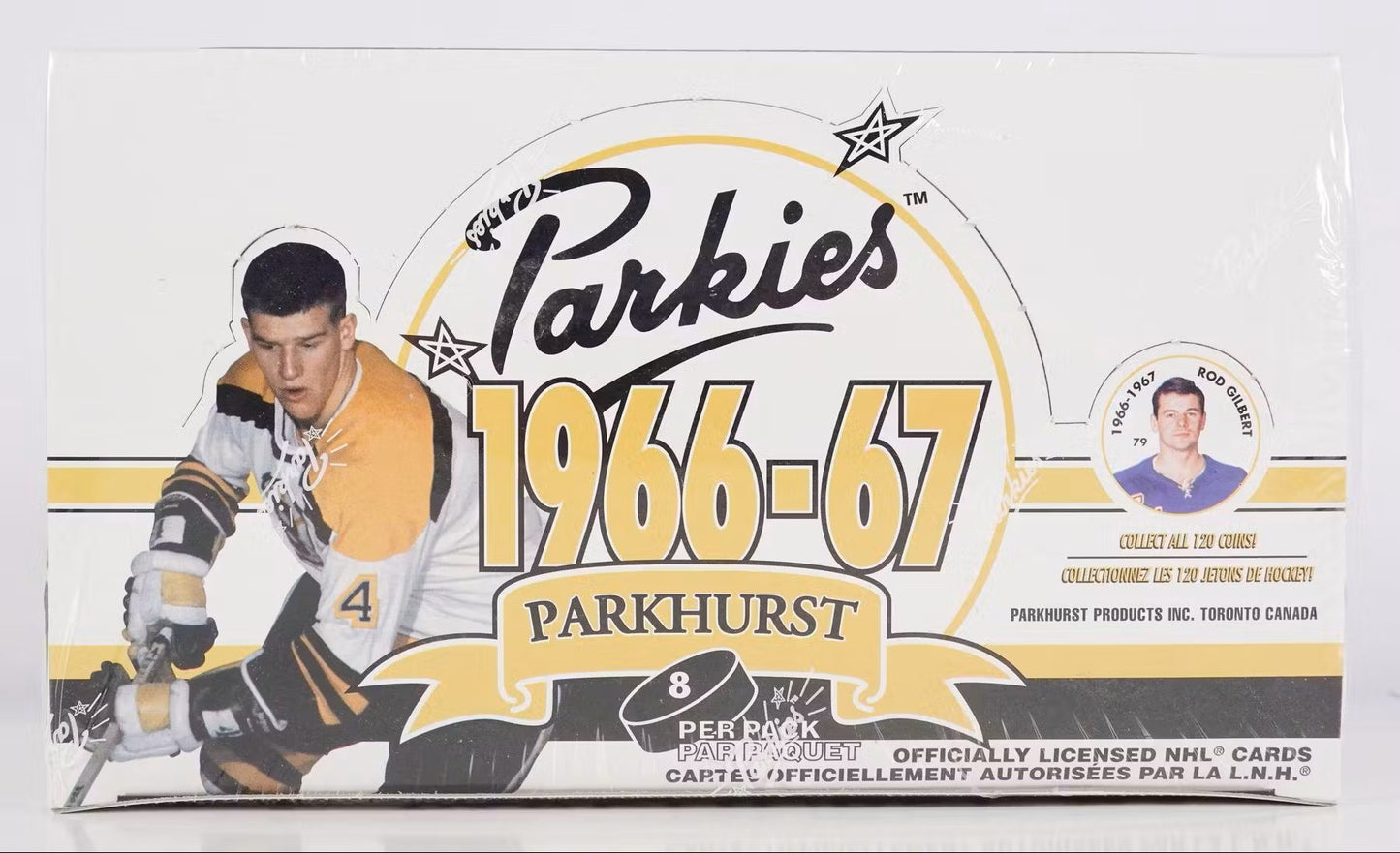 1995/96 "1966/67 Parkhurst Parkies" Hockey Hobby Box (24 Packs) Bobby Orr Tribute