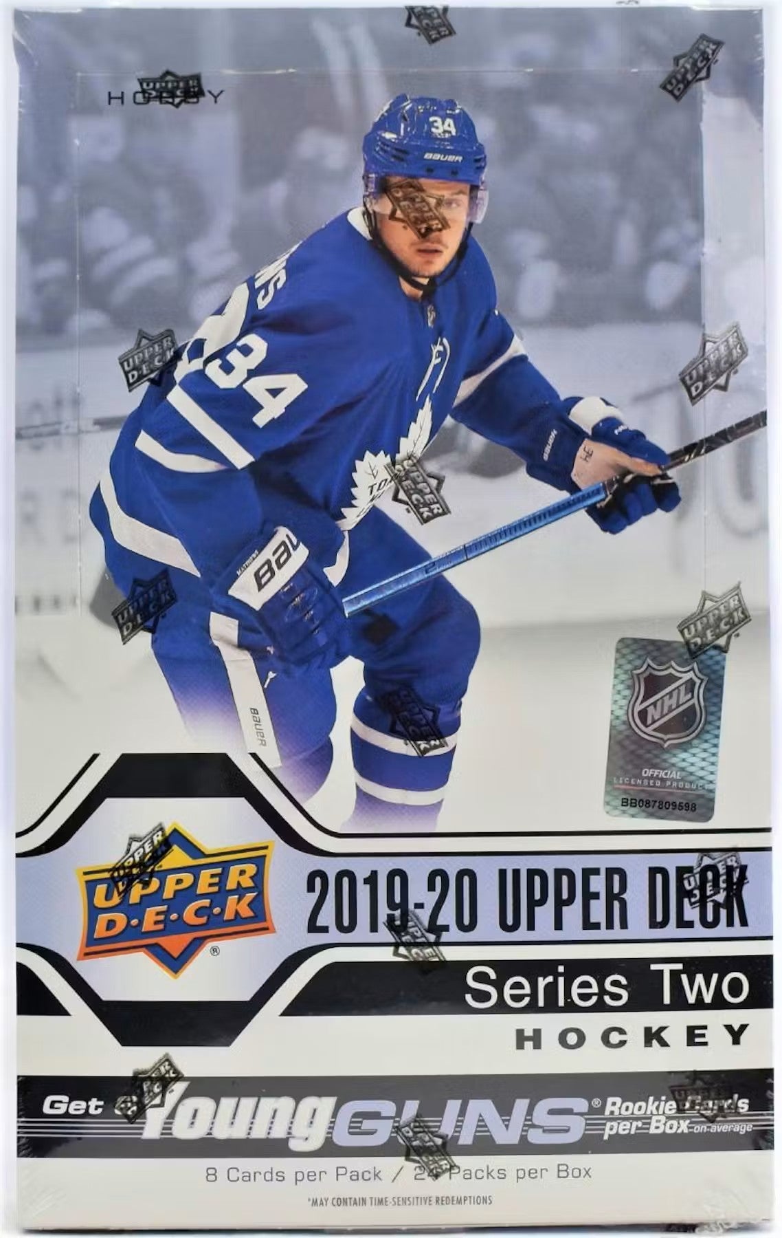 2019/20 Upper Deck NHL Hockey Series Two Hobby Box (24 Packs) Sealed