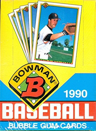 1990 Bowman Baseball Card Wax Box (36 Packs) Possible Frank Thomas Rookie