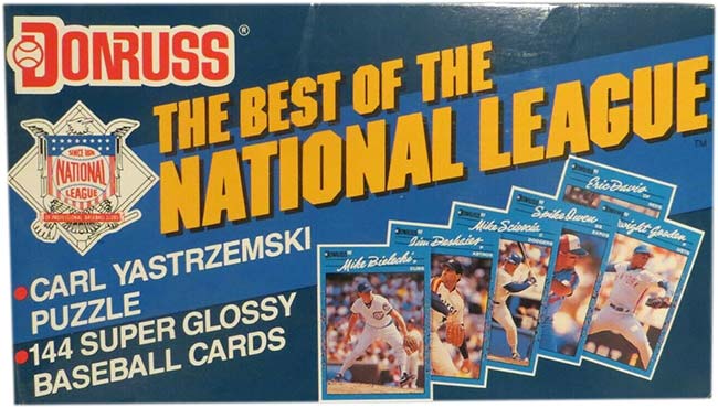 1990 Donruss Best of the National League MLB Baseball Card Complete Set (144 Cards) Sealed