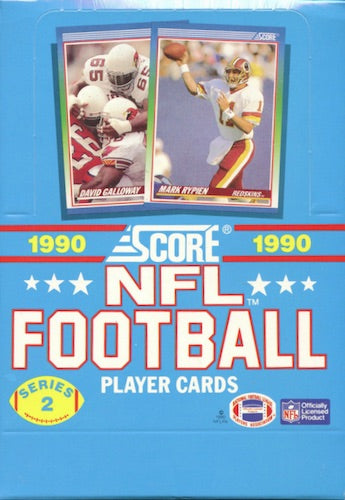 1990 Score NFL Football Series Two Wax Box (36 Packs)