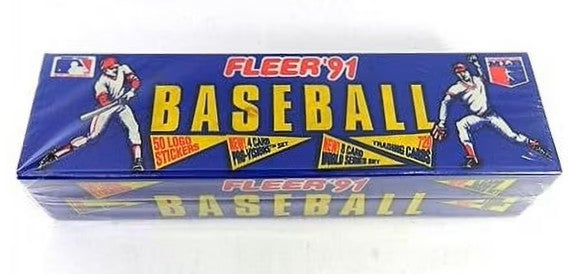 1991 Fleer MLB Baseball Card Complete Set (720 Cards) Sealed Rare Pro Visions Included