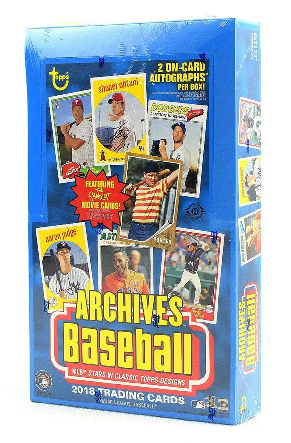 2018 Topps Archives MLB Baseball Card Hobby Box (24 Packs) Sealed Possible Ohtani Autograph