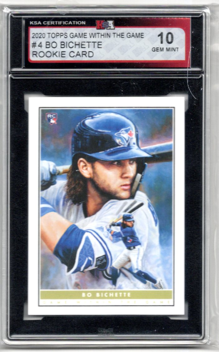 2020 Topps Game Within The Game Bo Bichette Graded Rookie Card #4 KSA 10