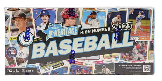 2023 Topps Heritage MLB Baseball Card High Number Hobby Box (24 Packs)