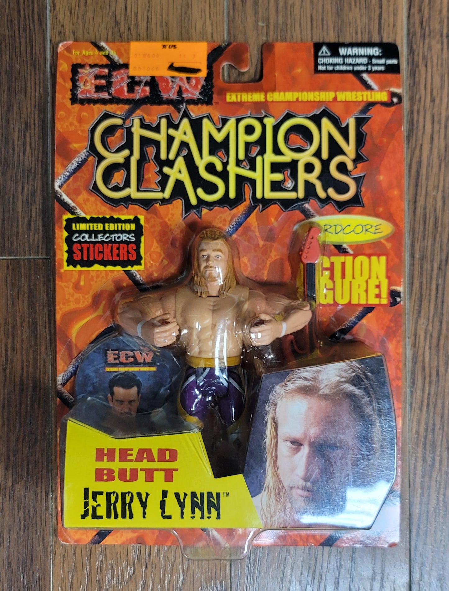 2000 Toy Makers ECW Jerry Lynn Hardcore Wrestling Action Figure