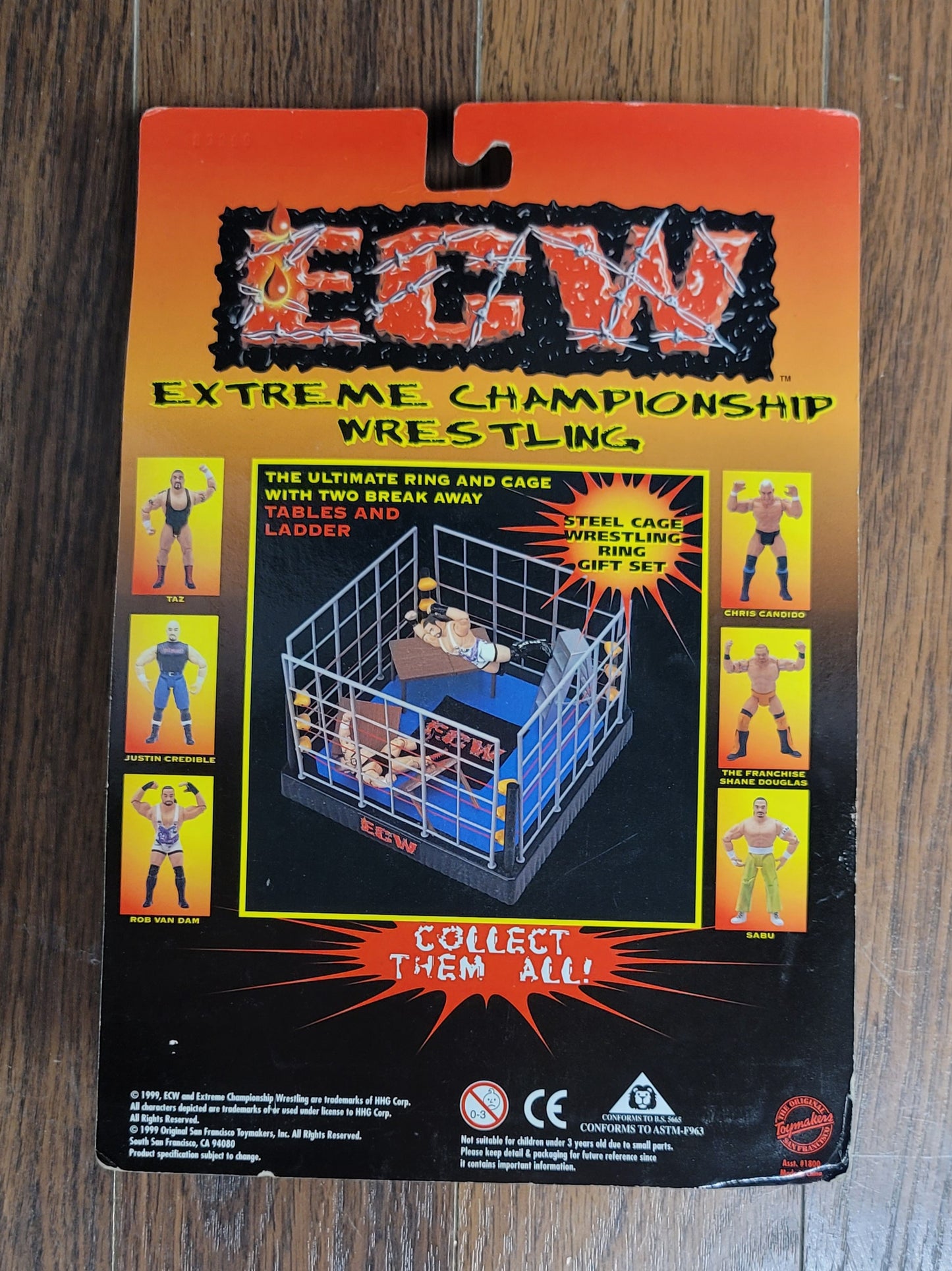 1999 Toy Makers ECW New Jack Hardcore Wrestling Action Figure