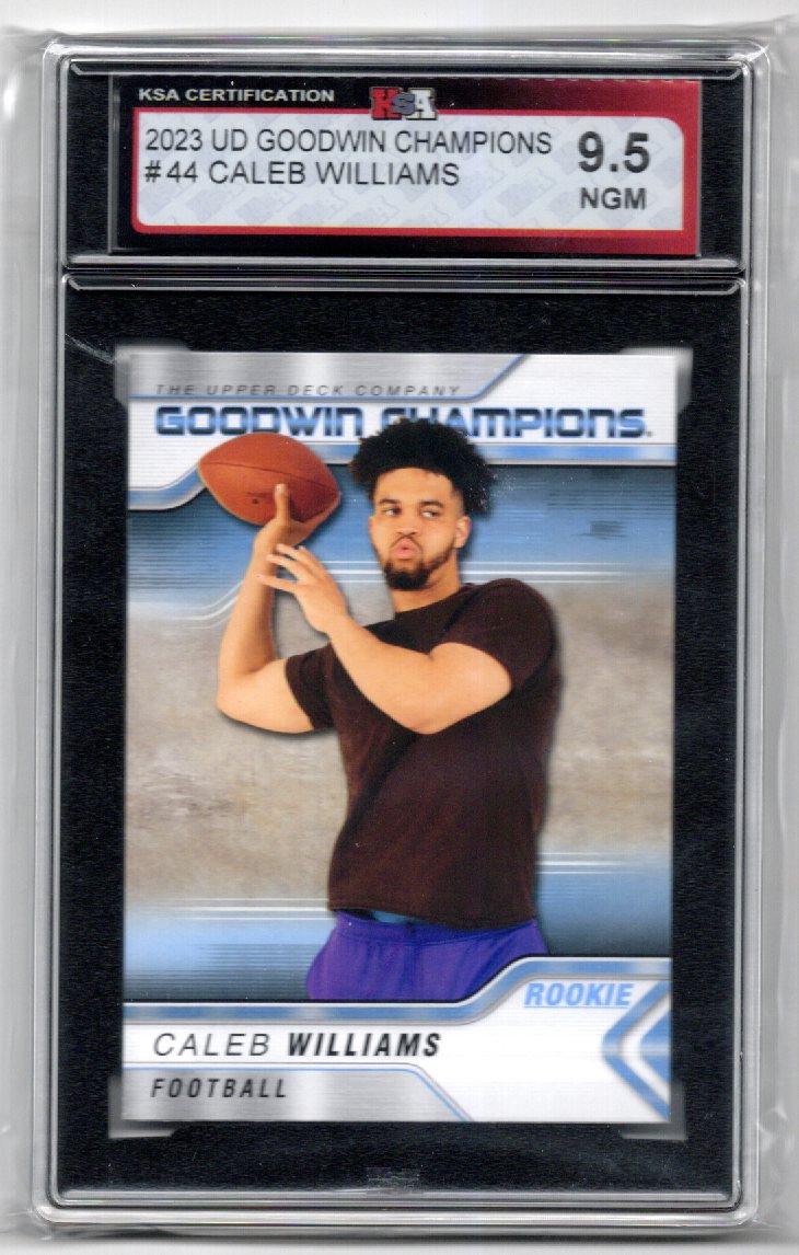 2023 Upper Deck Goodwin Champions Caleb Williams Card #44 Graded Card KSA 9.5
