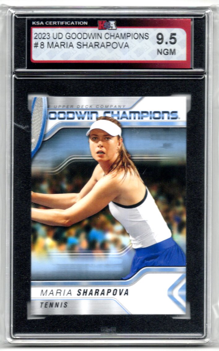2023 Upper Deck Goodwin Champions Maria Sharapova Graded Card #8 KSA 9.5