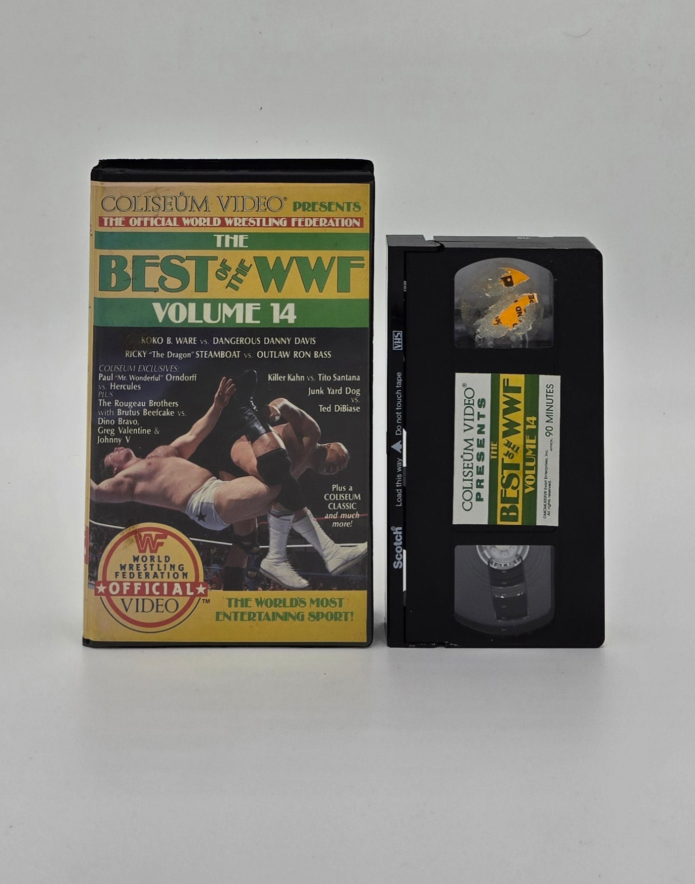 1987 The Best of the WWF Vol. 14 Clamshell VHS Tape