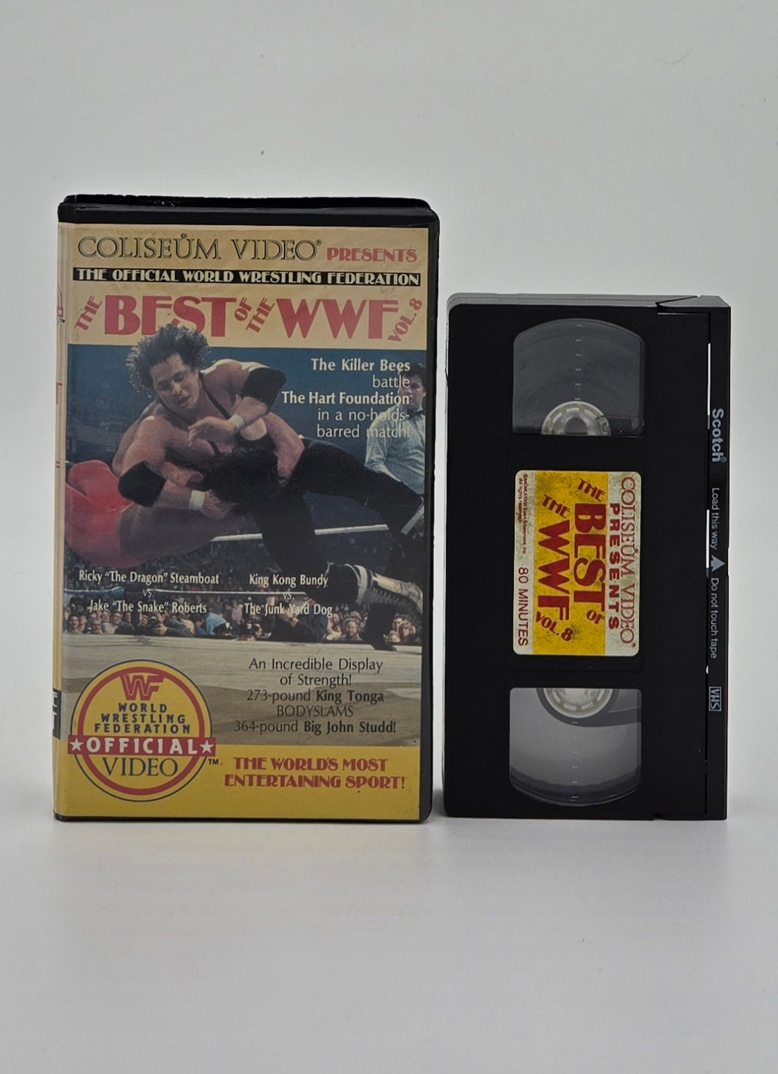 1986 Best of the WWF Vol. 8 Clamshell VHS Tape