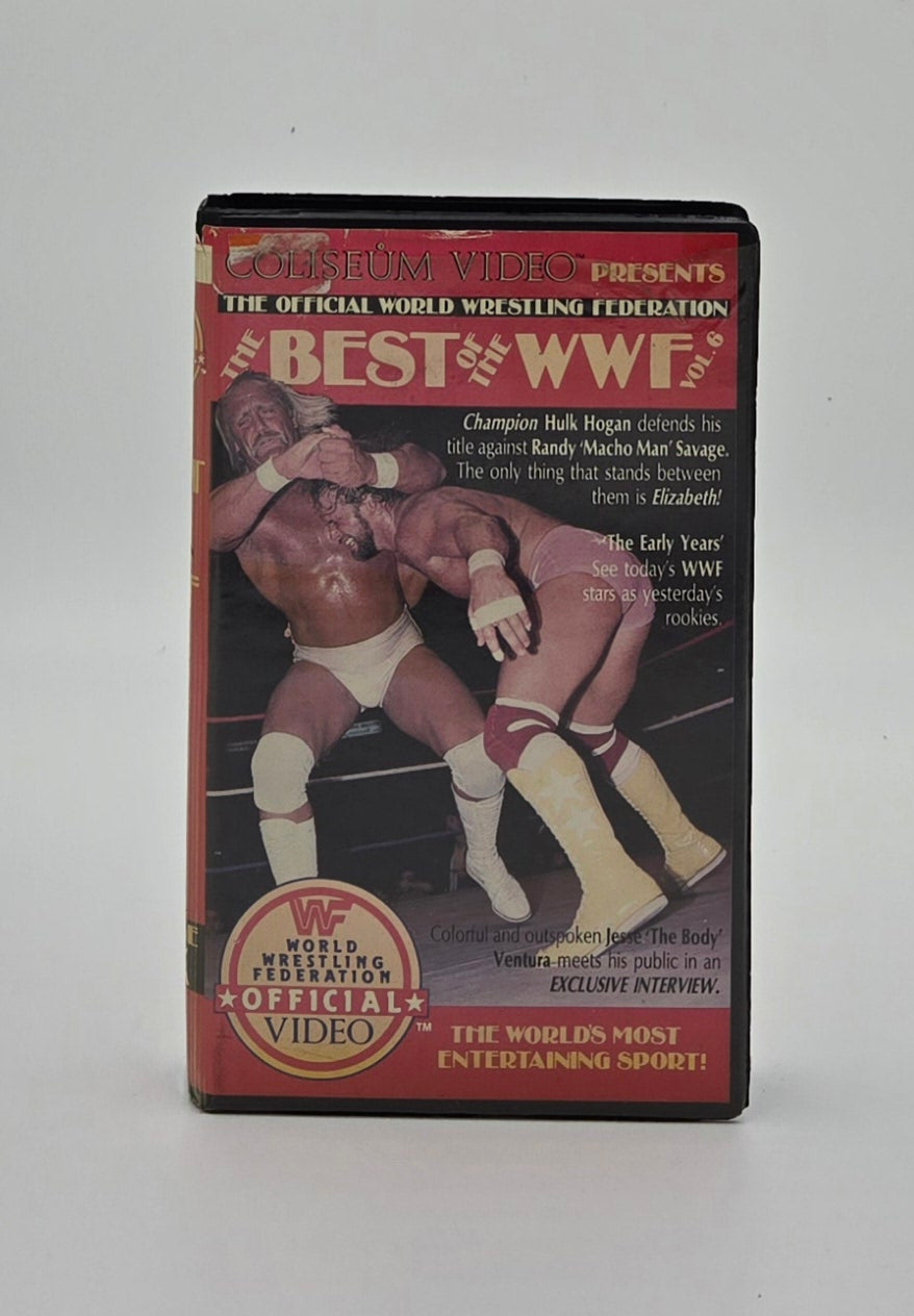 1986 The Best of the WWF Vol. 6 Clamshell VHS Tape