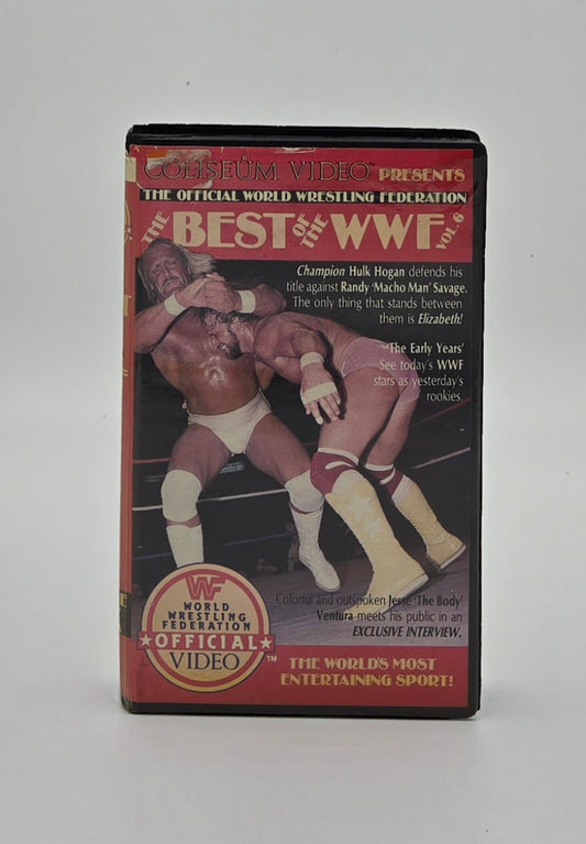 1986 The Best of the WWF Vol. 6 Clamshell VHS Tape