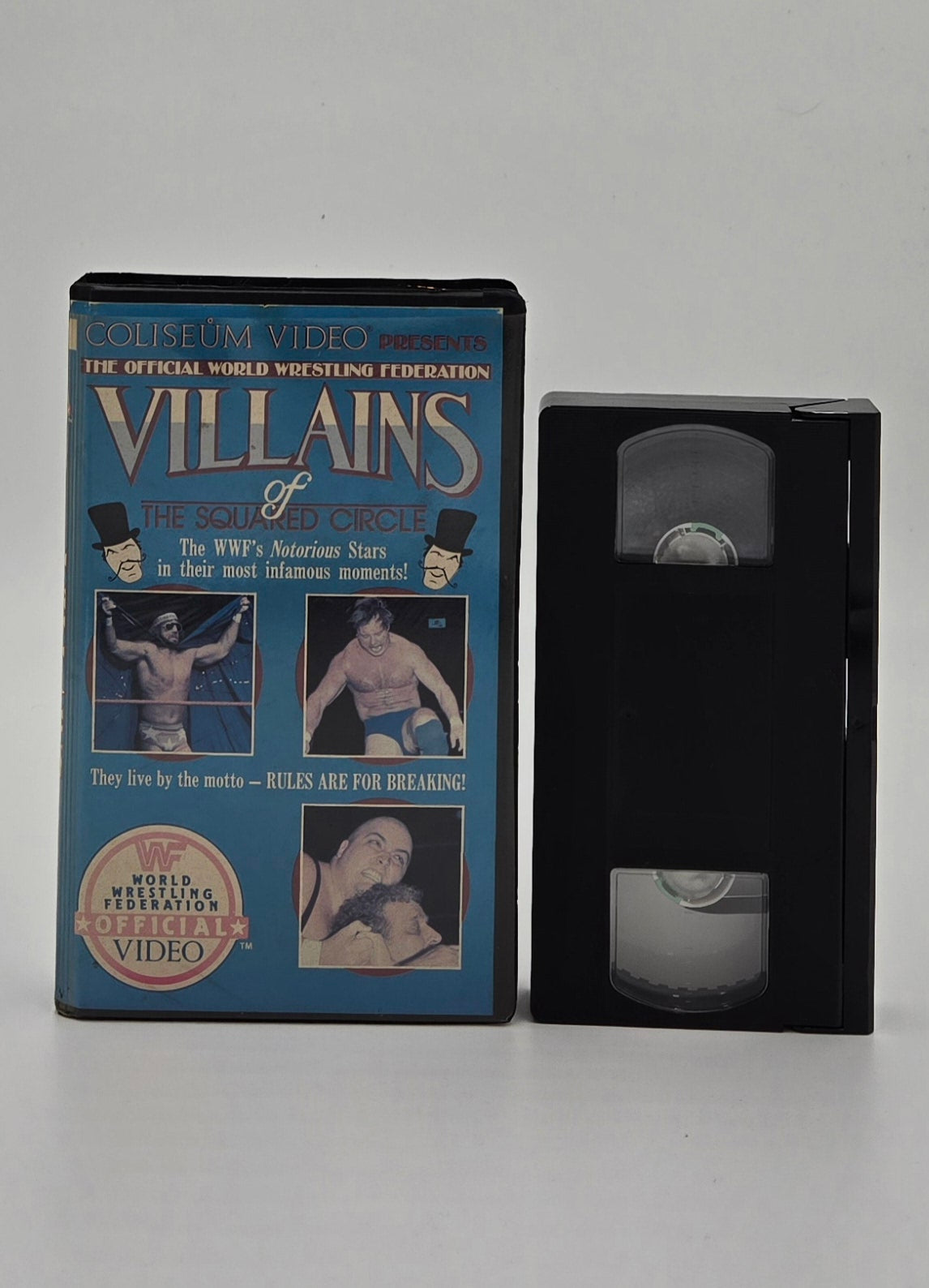 1986 WWF Villains of the Squared Circle Clamshell VHS Tape