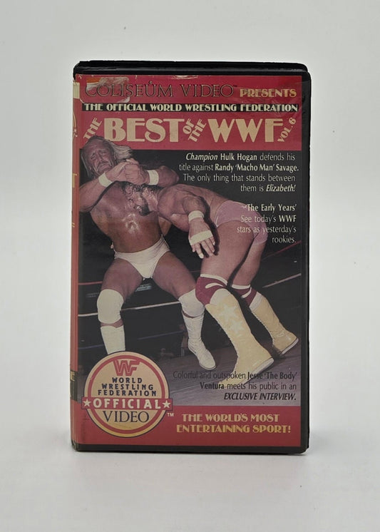 1986 Best of the WWF Vol. 6 Clamshell VHS Tape