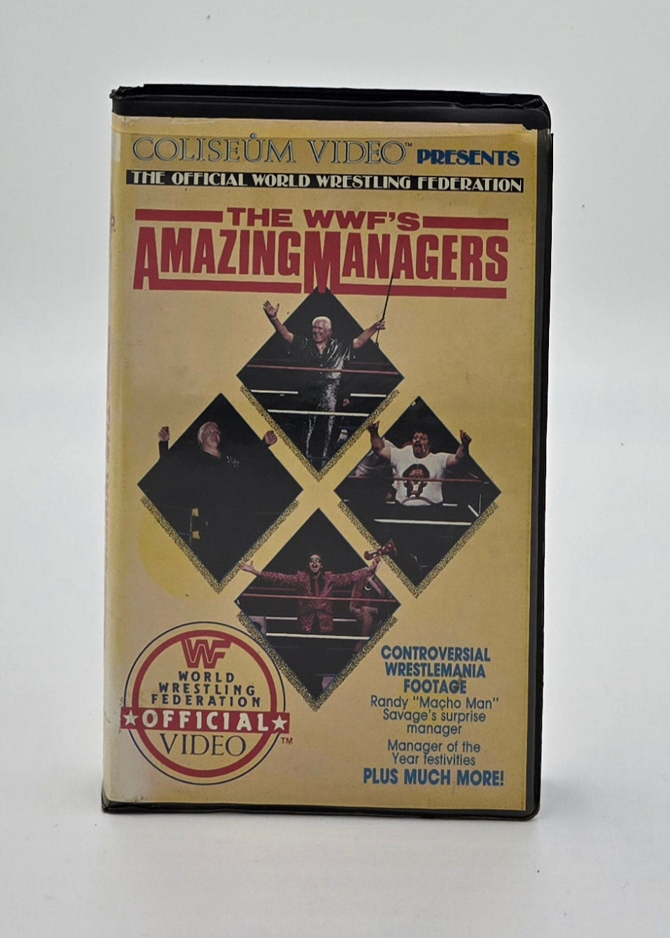 1985 The WWF’s Amazing Managers Clamshell VHS Tape