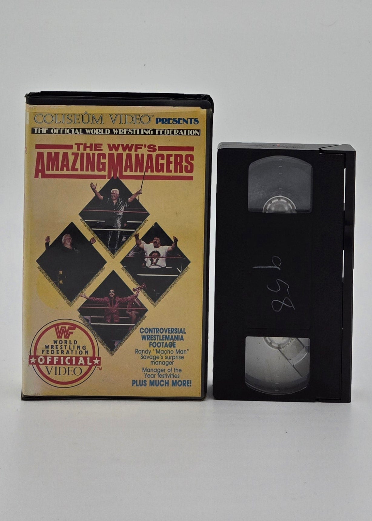 1985 The WWF’s Amazing Managers Clamshell VHS Tape