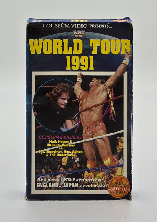 1991 WWF World Tour VHS Tape