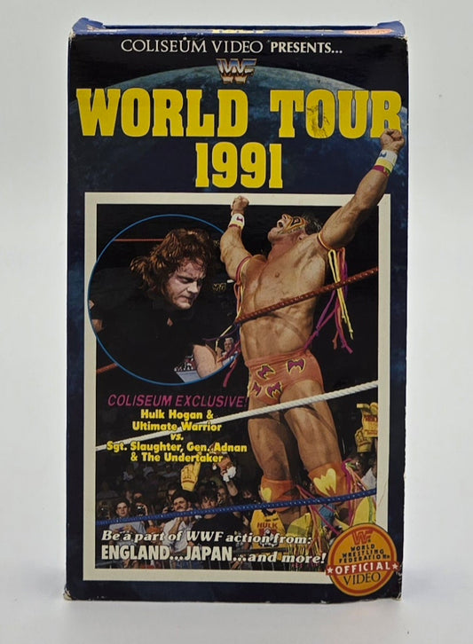 1991 WWF World Tour Vintage VHS Tape