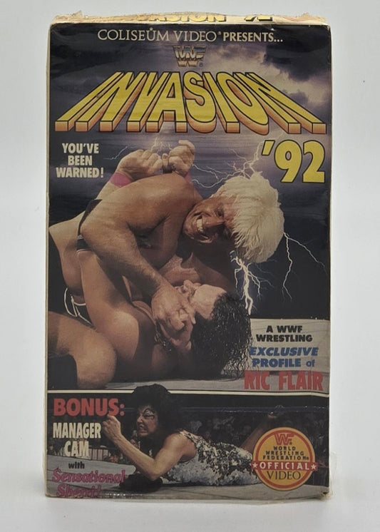 1992 WWF Invasion ‘92 VHS Tape