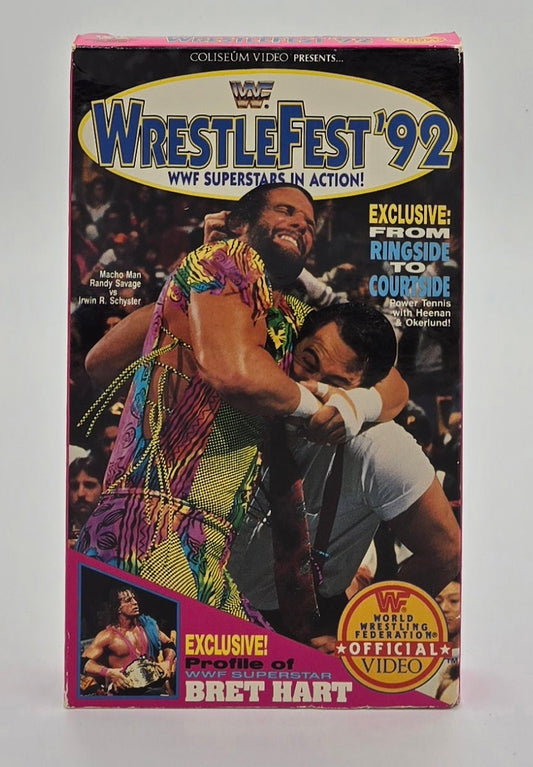 1992 WWF WrestleFest ‘92 VHS Tape