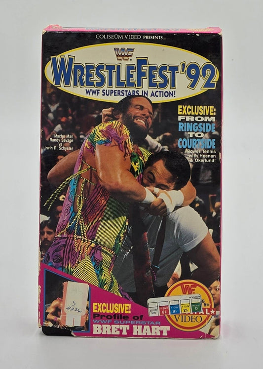 1992 WWF WrestleFest ‘92 Vintage VHS Tape